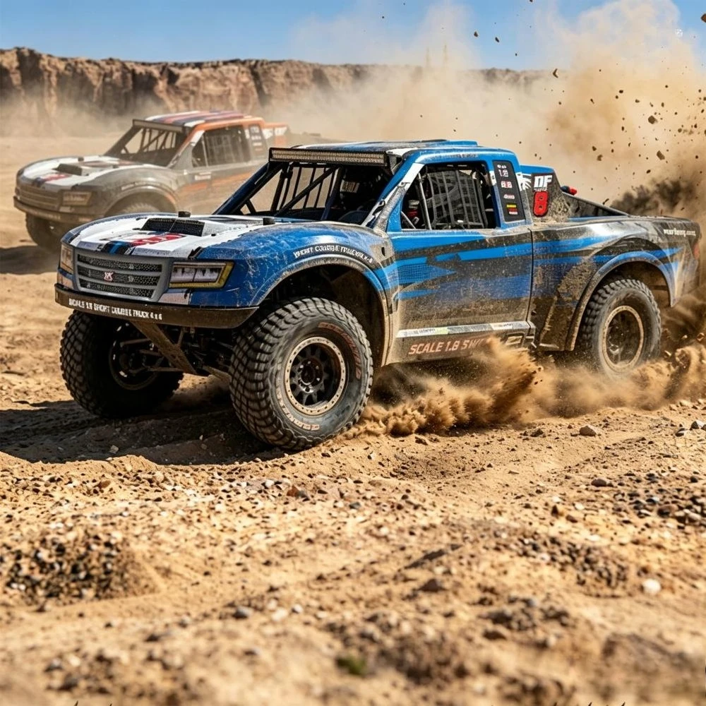 YK8081 DF8 1/8RC Remote Control Off-Road Model Car Brushless Independent Suspension Short Truck Electric 4WD Toy Car for Boys