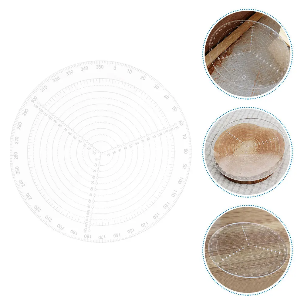 

Woodworking Center Finder Ruler Acrylic Circle Centering Tool For Wood Lathe Turning Crafts Carpenter Measuring Accessory Center