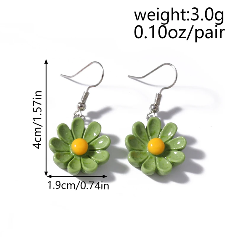 5 Paar/Set modische Frucht-Ohrringe für Damen, mit Apfel-, Wassermelonen-, Trauben- und Erdbeer-Motiven, als Hängeohrringe, ideal als Geschenk für Mädchen und für Partys. – Detail 40