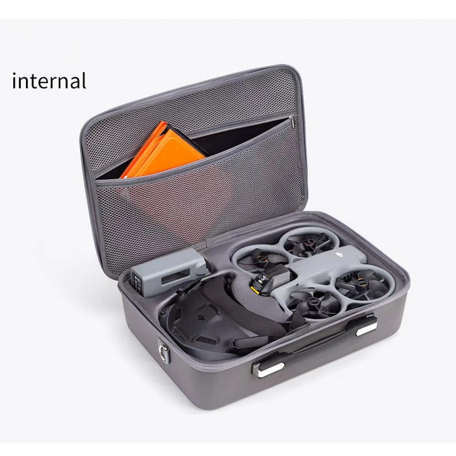 Hard Shell Carry Case For DJI Avata 360 Drone Portable Storage Bag With Shoulder Strap Custom EVA Interior Travel Protective Bag