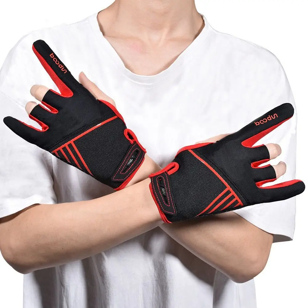 Comfortable Anti-Skid Bowling Glove Half Finger Mittens Bowling Ball Gloves Professional Soft Sports Gloves Adult