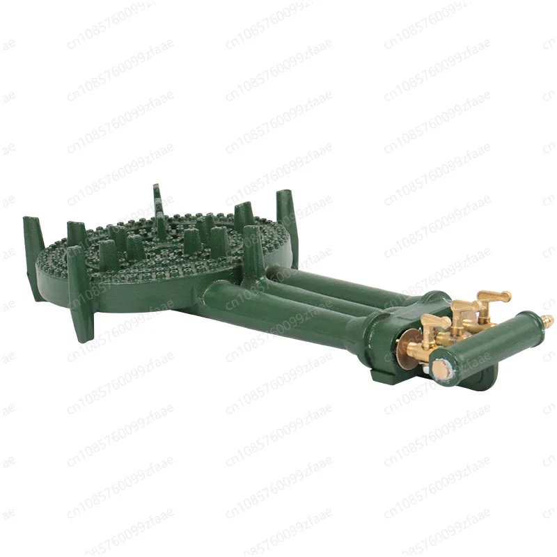 C40 Cast Iron Three Ring Gas Stove Burner  Portable Porous Fireplace Head for Outdoor Camping Stove