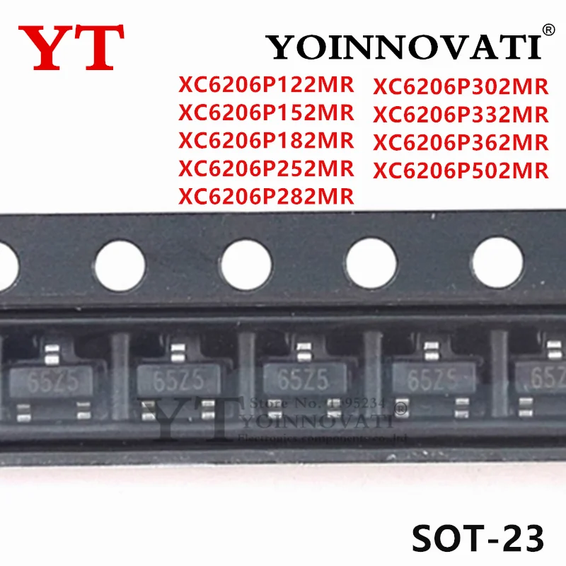 100PCS XC6206P122MR XC6206P152MR XC6206P182MR XC6206P252MR XC6206P282MR XC6206P302MR XC6206P332MR XC6206P362MR XC6206P502MR