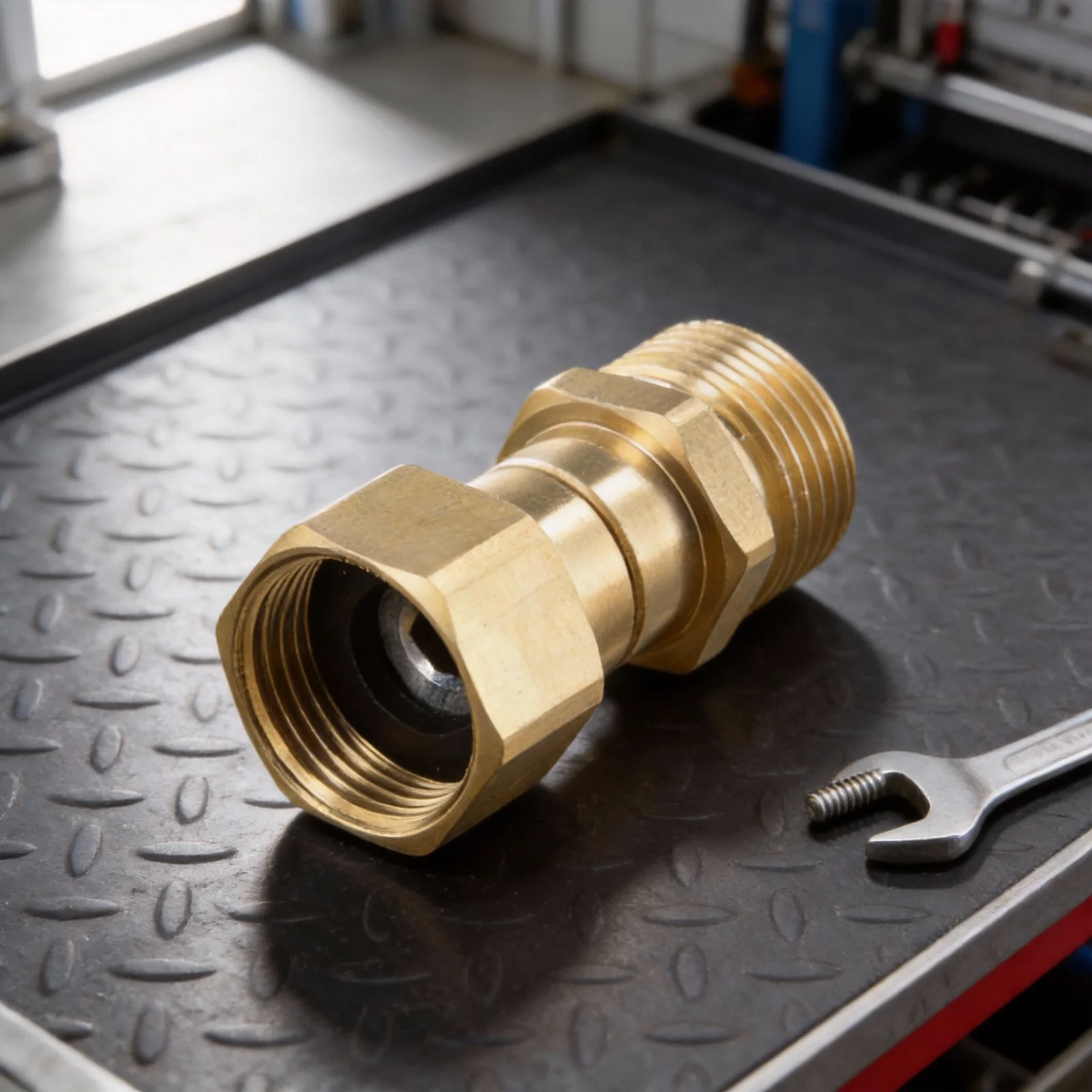 Brass Swivel Joint for m22 15mm Thread Pressure Washer Swivel Joint Free Connector Hose Fitting Garden Water Connectors
