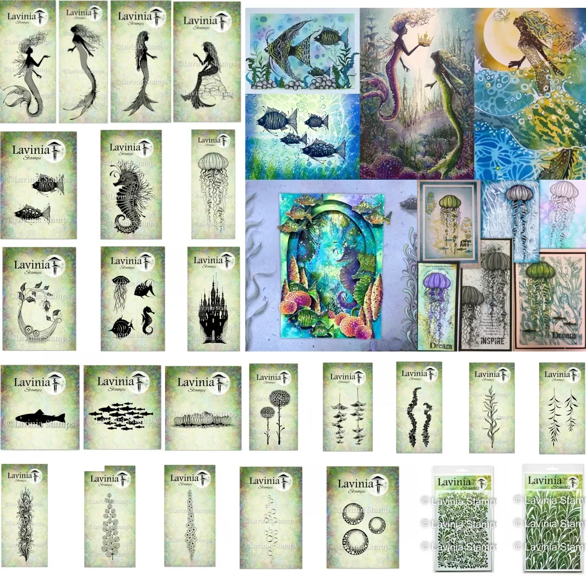 

New Summer Ocean Clear Stamps DIY Scrapbook Embossed Handcraft Paper Card Album Craft Template Supplies Decoration