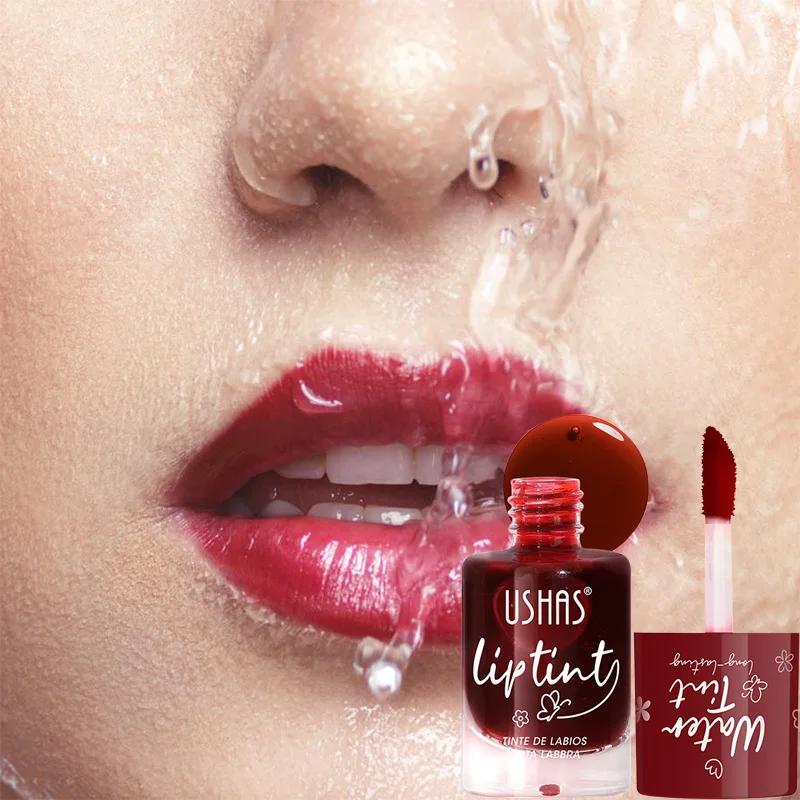 عصير ساخن ملمع شفاه أحمر أسود مرآة زجاجية ضوء الماء واضح ملمع شفاه مقاوم للماء غير لاصق أحمر شفاه سائل عاري لون الشفاه ماكياج