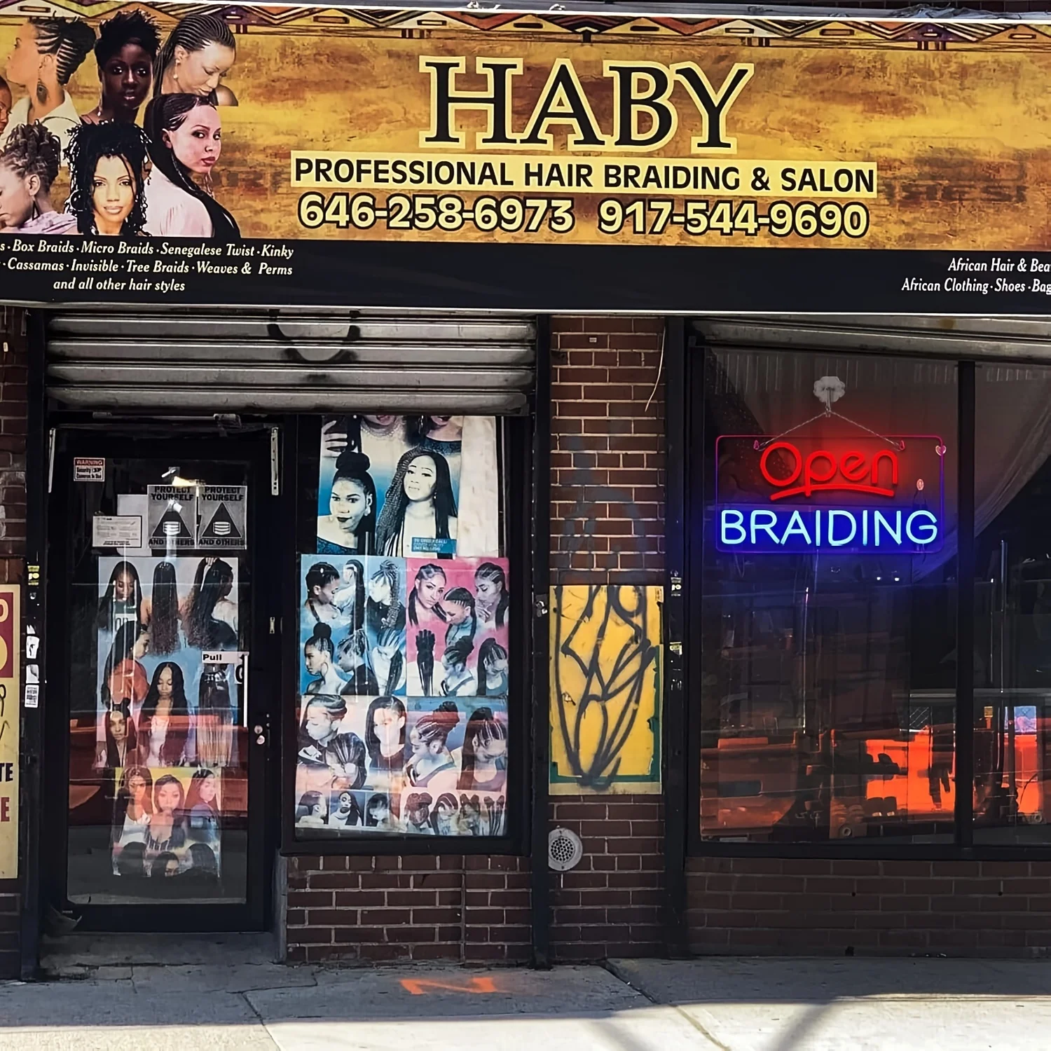 오픈 브레이딩 네온사인 (사업용) 초고휘도 LED 사인 (헤어 살롱, 이발소, 뷰티샵, 윈도우 디스플레이용)