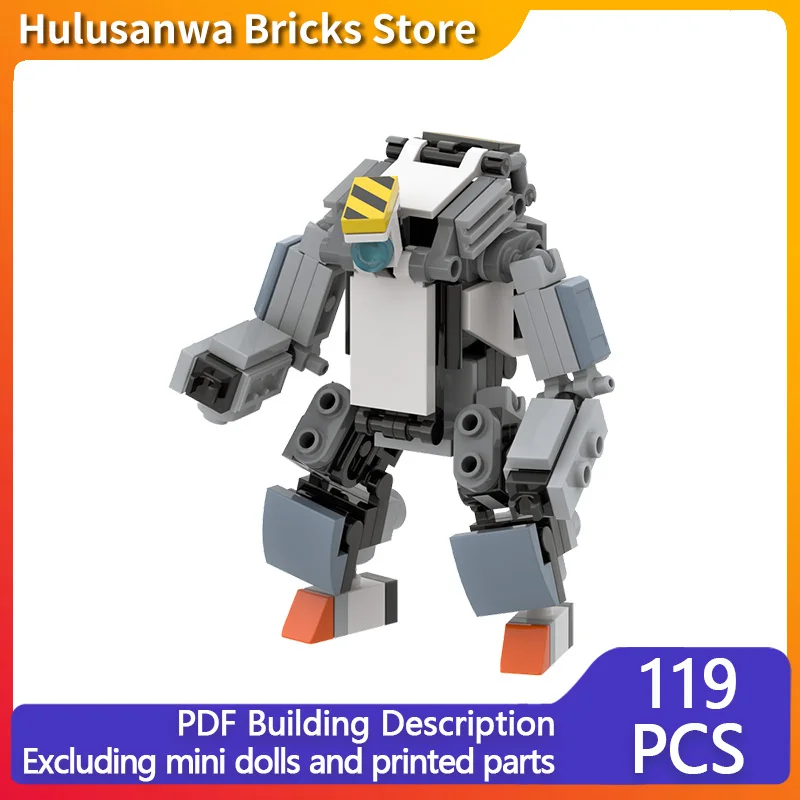 

Classic Combat Mecha Model MOC Building Bricks War Equipment Modular Technology Gifts Holiday Assemble Children Toys Suit