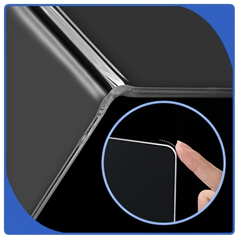 4/8pcs Set Clear Acrylic Bookends - Desktop Display Stands for Office, Home & Retail Use, Book Storage, Transparent