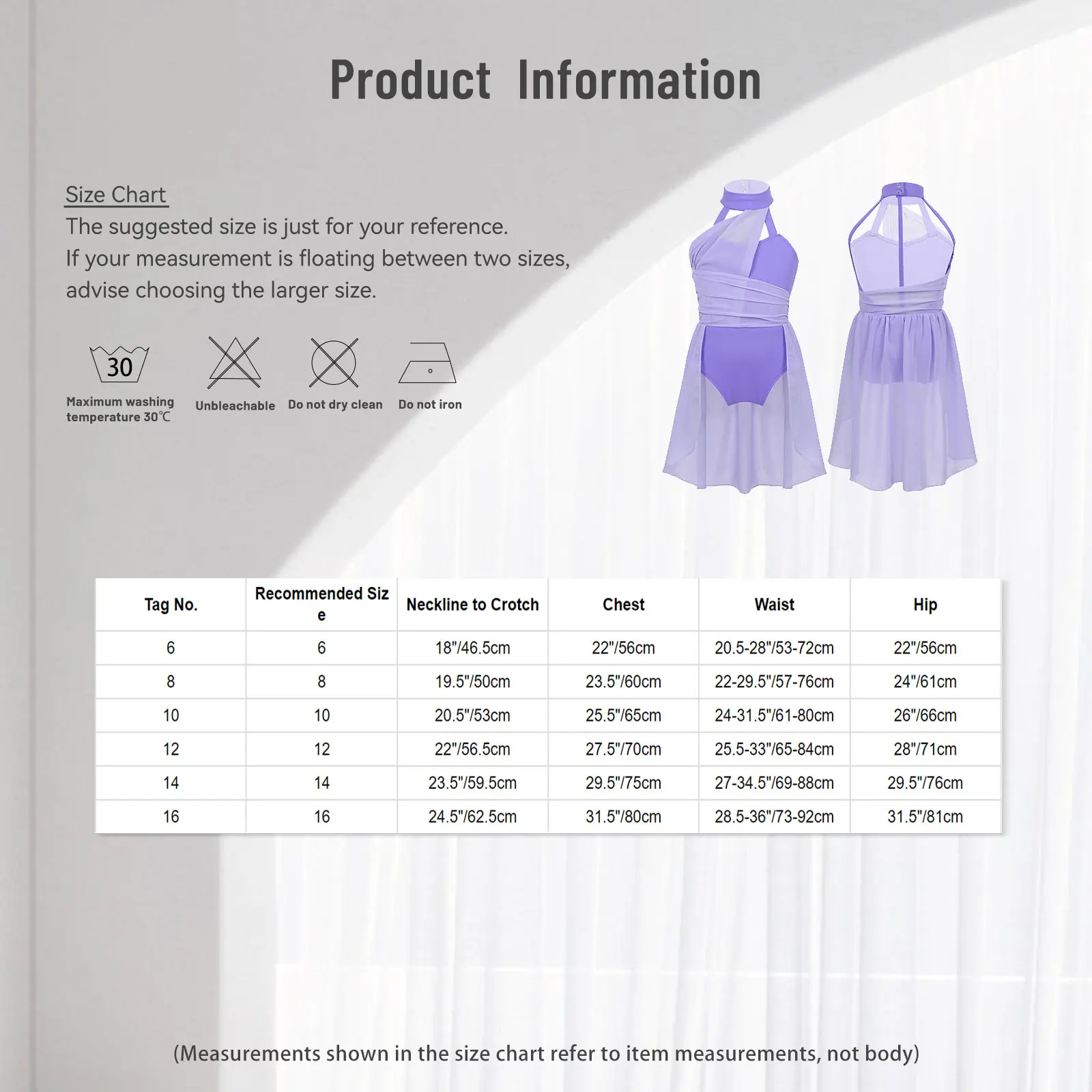 Kids Girls Modern Lyrical Dance Leotard Tulle Dress Halter Sleeveless Ruched Chiffon Ballet Latin Jazz Ice Skating Costume