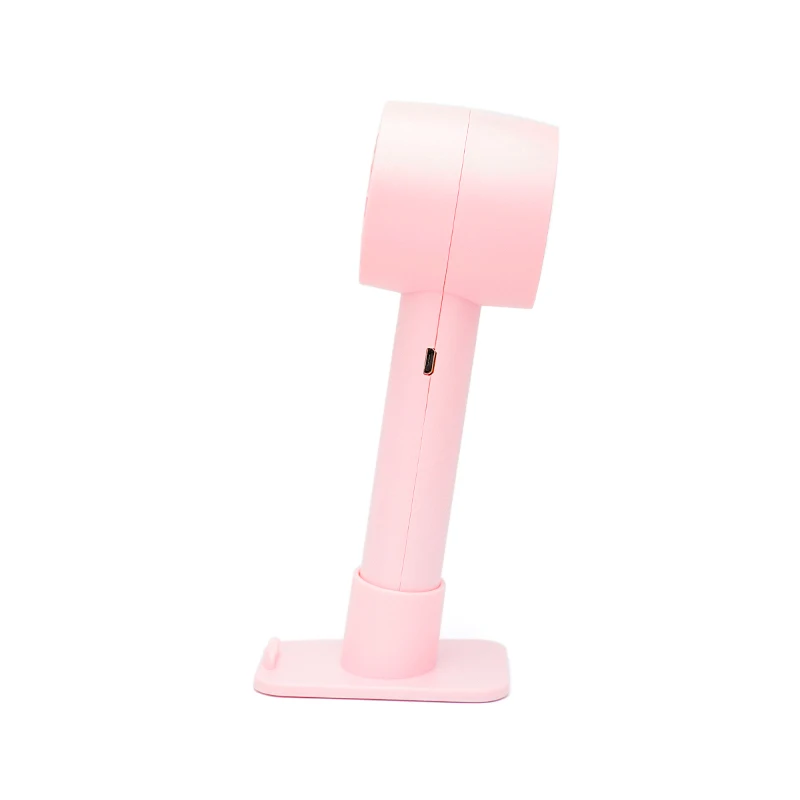 Portable USB Rechargeable Lashes Fans with Base Small Makeup Eyelash Cooler Handheld Eyelash Dryer Mini Air Conditioning Blower