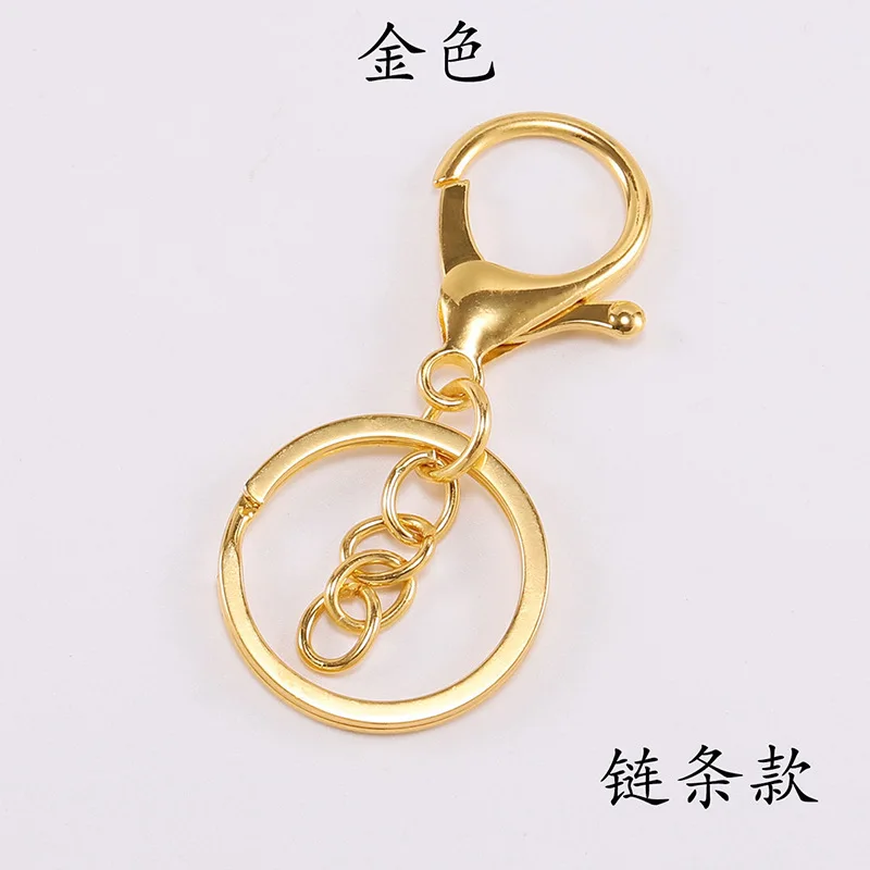 

20pcs Clips Jewelry Making Clasps Key Rings Claw Claw Jewelry Clips Keychain Lobster Clasp Metal Keychains Lobster Buckle