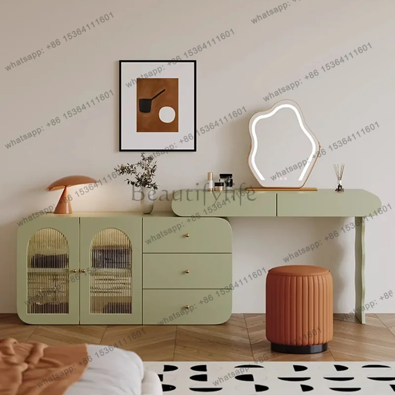 ld Makeup Drawers Vanity Table Storage Bedroom Cabinet Mobile Living Room Modern Dressing Table Luxury Penteadeira