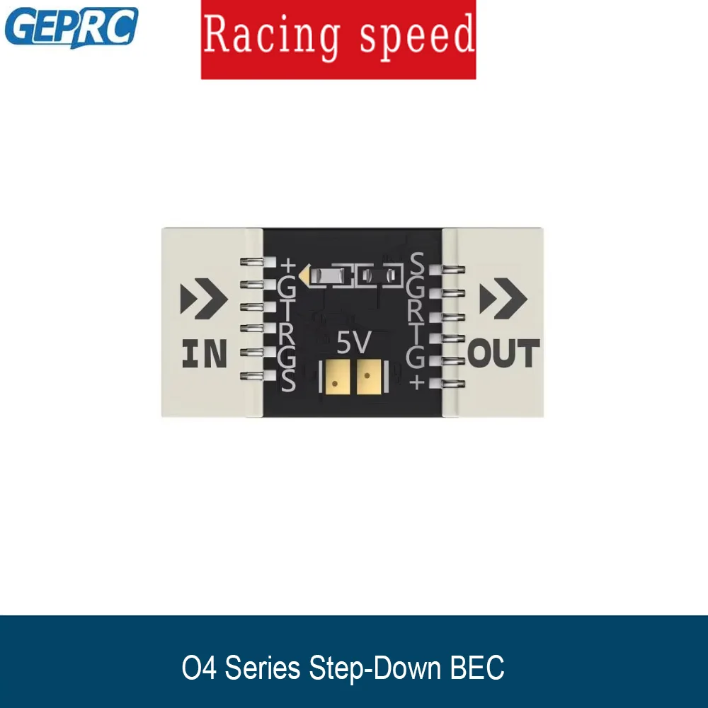 GEPRC O4 Series Step-Down BEC Switchable 9V / 5V Output Long Range Flight DIY RC FPV Quadcopter Freestyle Drone Parts