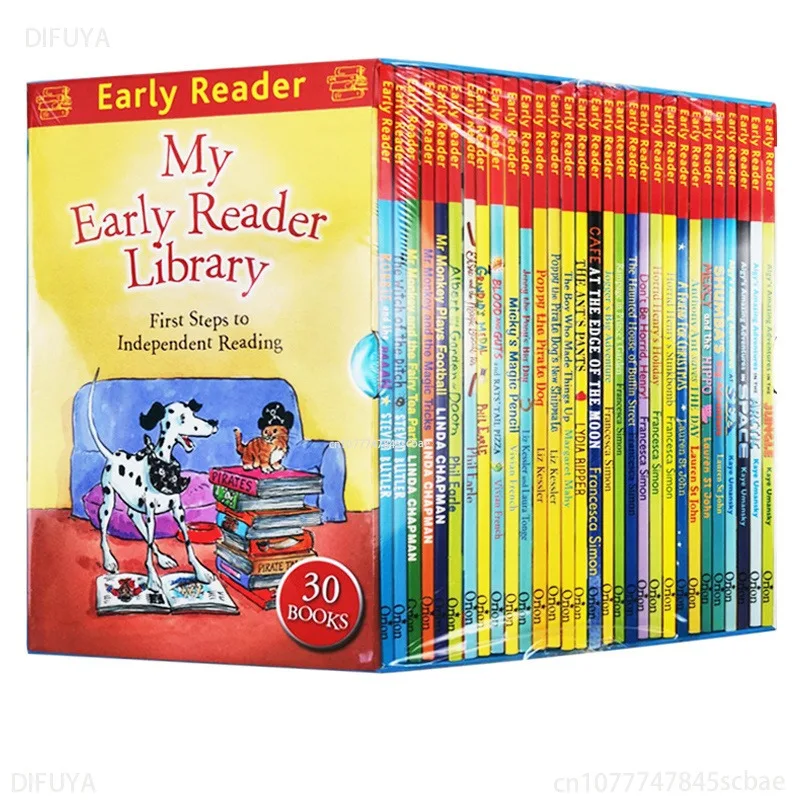 

30 Books/set CHILD ENGLISH BOOK My Early Reader Library First Steps To Independent Reading English Books for Kids