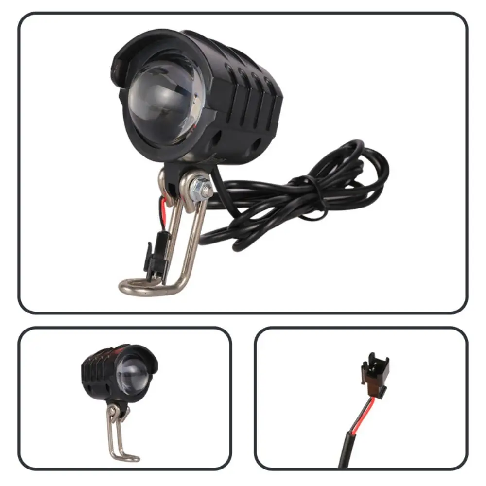 6V Electric Bicycle Headlight IPX6 Waterproof 150LUX Bike Headlight Lamp LED Durable Bicycle Light For Bafang eBike BBS BBS01B