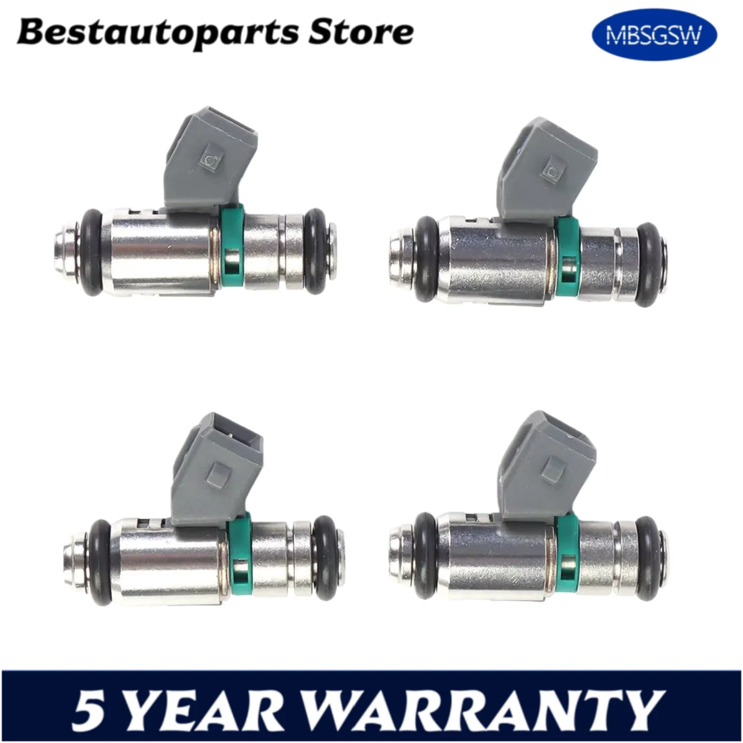 1Set Fuel Injectors IWP143 39969 INJS001 11525 142-660 50102602Y 820H104274 15887 For Renault Clio MK II Laguna Megane Scenic