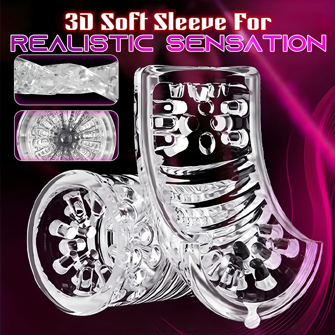 Automatic Male Masturbator Telescopic Rotating Adult Masturbator Cup Penis Pump Vibrator Thrusting Blowjob Sex Toys for Man view 5