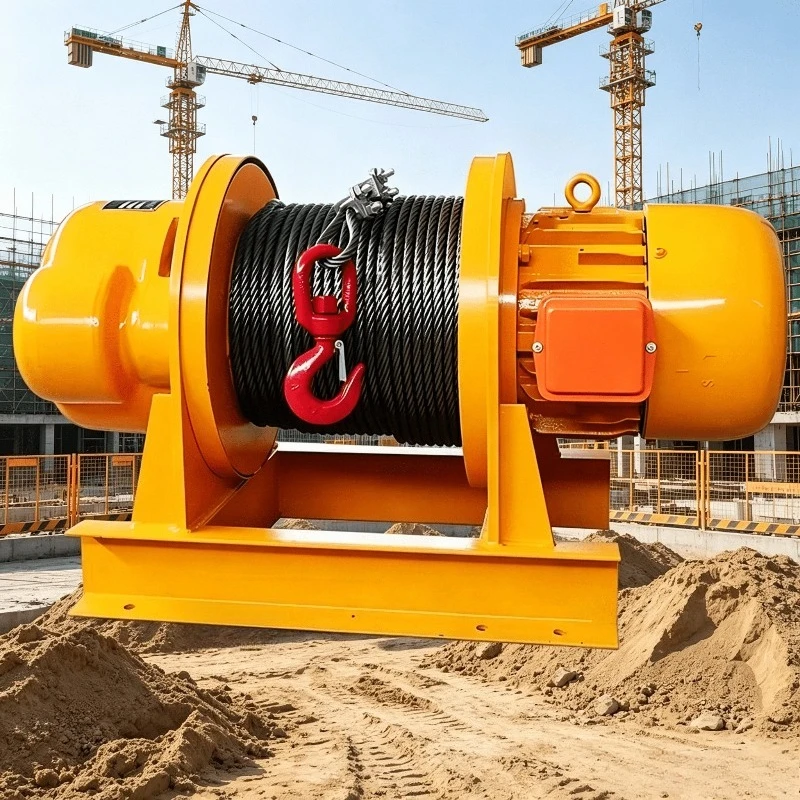

380V Heavy Duty Winch Towing Electric Hoist Construction Marine Crane Lifting Hoist Handling Transportation Equipment