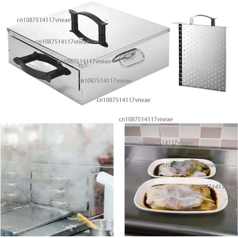 Rice Roll Steamer Cheung Fun Steamer Single-Layer Rice Noodle Roll Steamer Vermicelli Hot Sell Rice Noodle Rolls Making