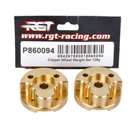 Copper Wheel Weight Set 128g P860094 for RGT EX86190 1/10 RC Electric Remote Control Model Car Crawler Upgrade Accessories