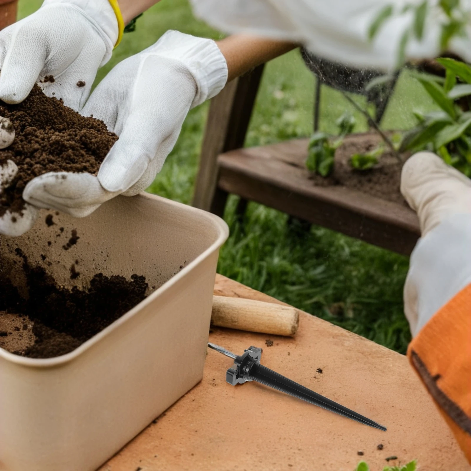 

Garden Light Pile Driveway Marker Stakes Ground Lights Lamp Post Landscape Accessories Heavy Duty Spikes