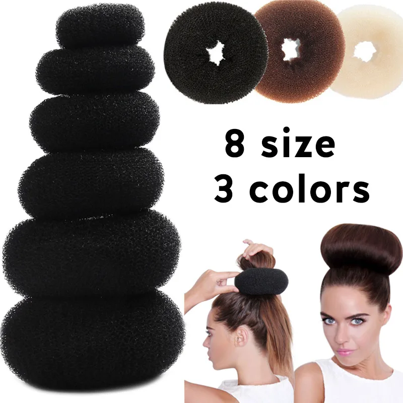 Hair Bun Maker Donut Magic Foam Sponge Easy Big Ring Hair Styling Tools Hair Style Hair Accessories For Women