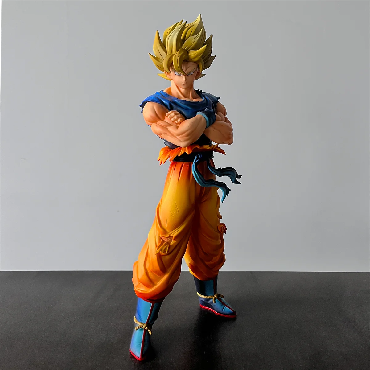 

YJ Statue Dragon Ball Z Ssj1 Goku Figure Ssj1 Son Goku Super Saiyan PVC Action Figures Collection Model Toys Gifts