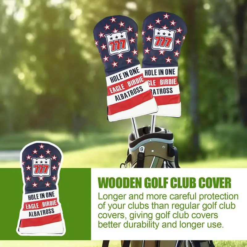 Golf Fairway Hout Head Covers Waterdichte Golf Head Covers Voor 1/3/5/Ut Lichtgewicht En Duurzame Head Covers Golf Accessoires Voor