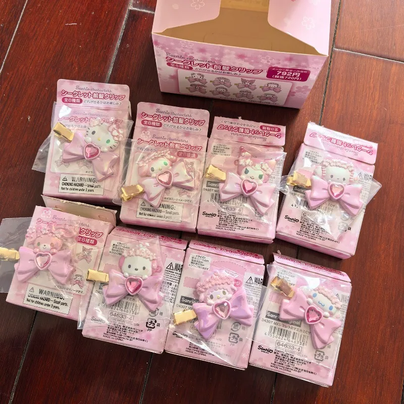 

Japanese Sanrio Sakura Fairy Series Box My Sweet Piano Cogimyun Bonbonribbon Hair Clip Bangs Clip Cartoon Kawaii Anime Plush Toy