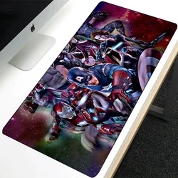 Iron Man Mousepad HD Printing Computer Gamers Locking Edge Non-slip Mouse Pad XXL90x40cm Keyboard PC Desk Pad