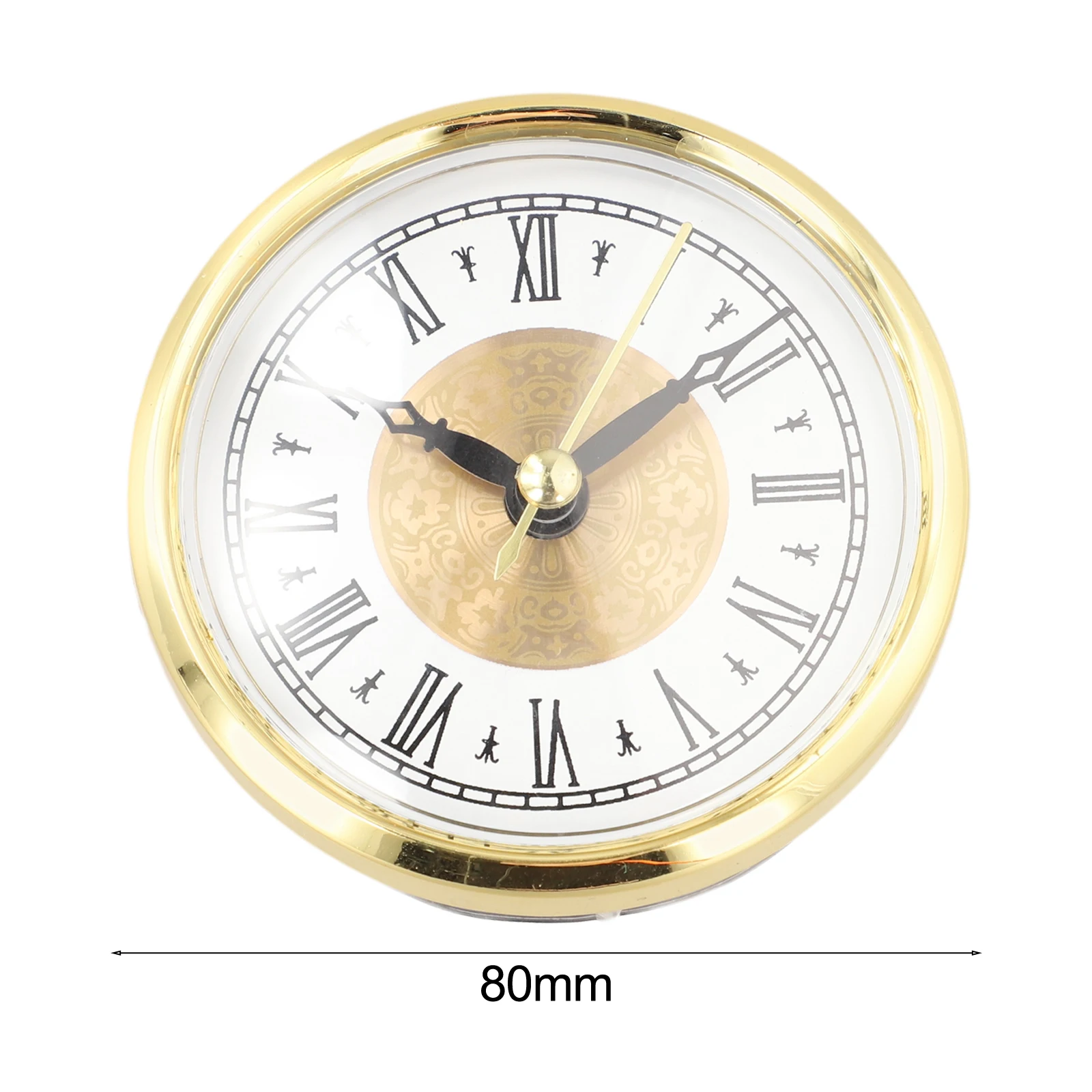 Crafts DIY Projects 3-1 8 Inches Overall Diameter DIY Clock Parts Requires 1 AA Battery Fits 2.8 Inch Round Hole