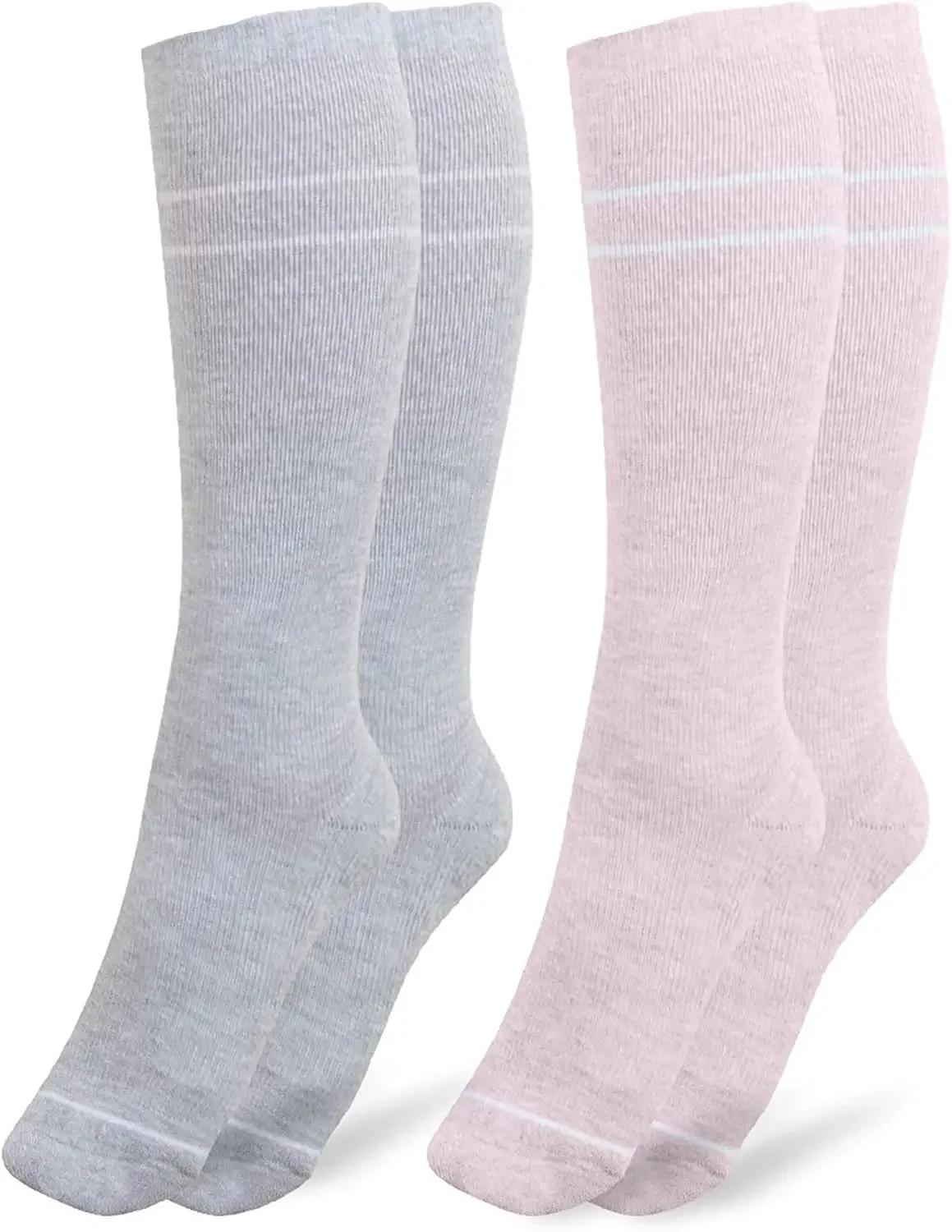 2 Pairs/4PCS  Maternity Compression Socks 20-30 mmHg Pregnancy Compression Socks Knitted Compression Socks for Women