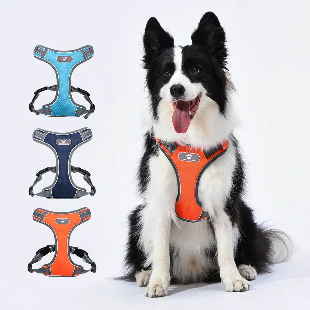 

Pet harness anti-escape dog harness reflective dog harnessdog