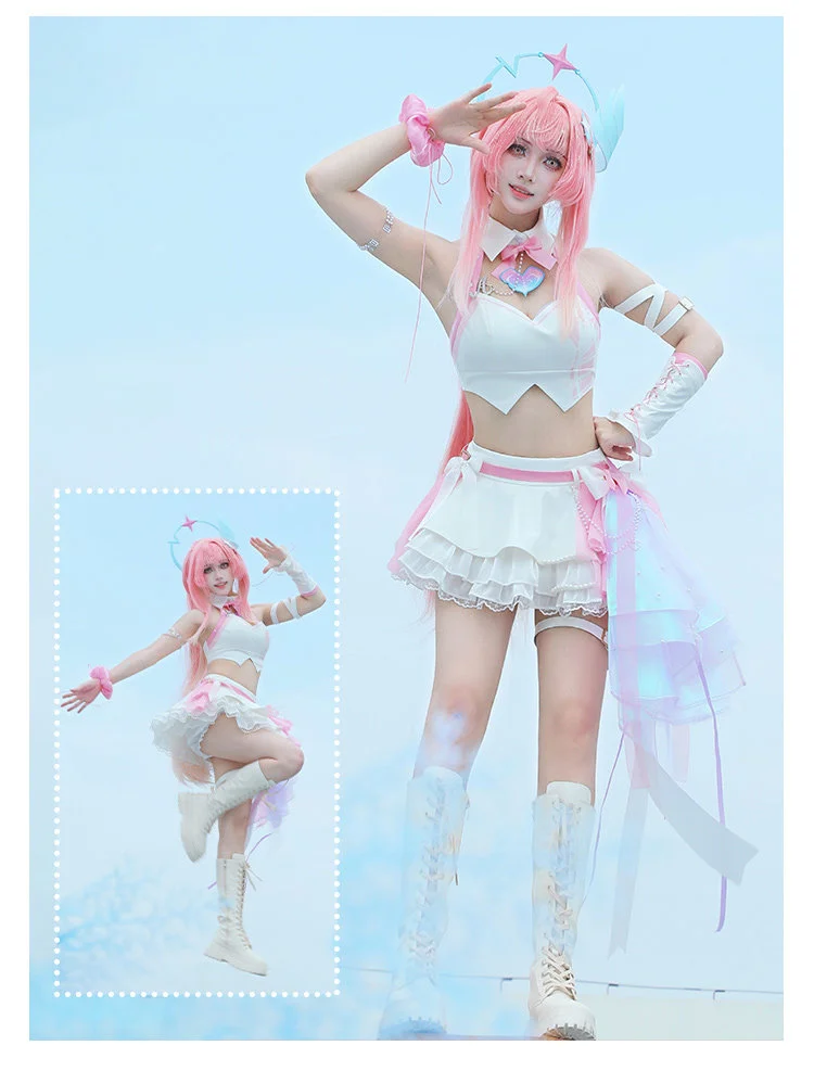 

Wuthering Waves Aemeath Denia Anniversary Korea Co-branded Fragrance Dress Cosplay Costume Halloween Carnival Party Outfit