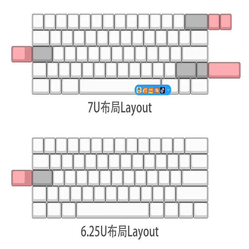 Geonworks Venom 60MX Mechanical Keyboard Plate 8K Main Control Chip Gaming Keyboard PCB Circuit Board Support Oring Structure