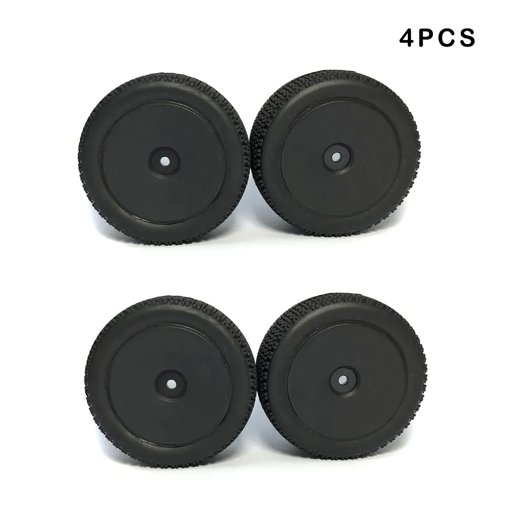 Pack of 4 Toy Car Tire Upgraded Fittings Direct Changing RC Vehicle Supplies Craftsmanship Model Tyres Replaced Part