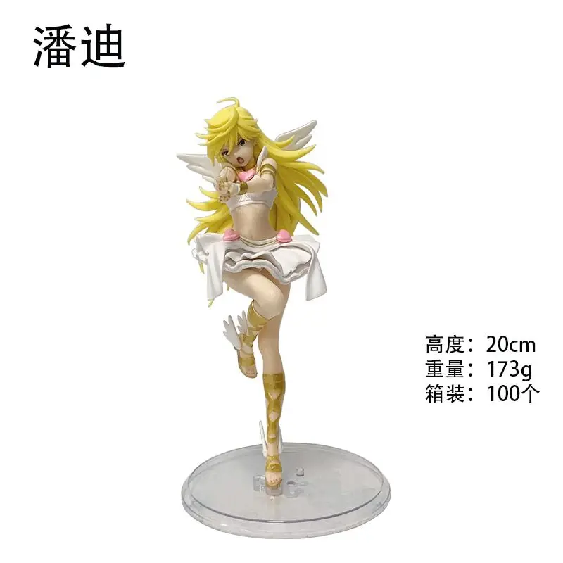 Panty & Stocking Repent Ver. – Trigger Style Twin Statue, Bishoujo Anime Figure Desktop Display Collectible for Fans