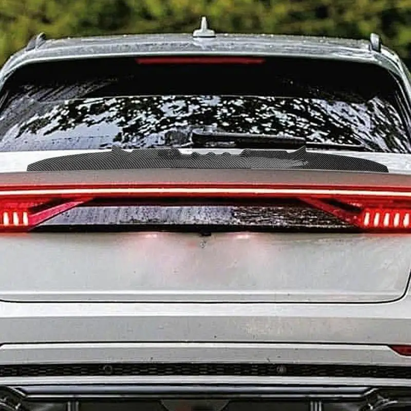 Racing Spoiler Wing Folding Double-moon Cutter Style Car Spoiler Wing Automotive Exterior Accessories Rear Trunk Cool Decoration