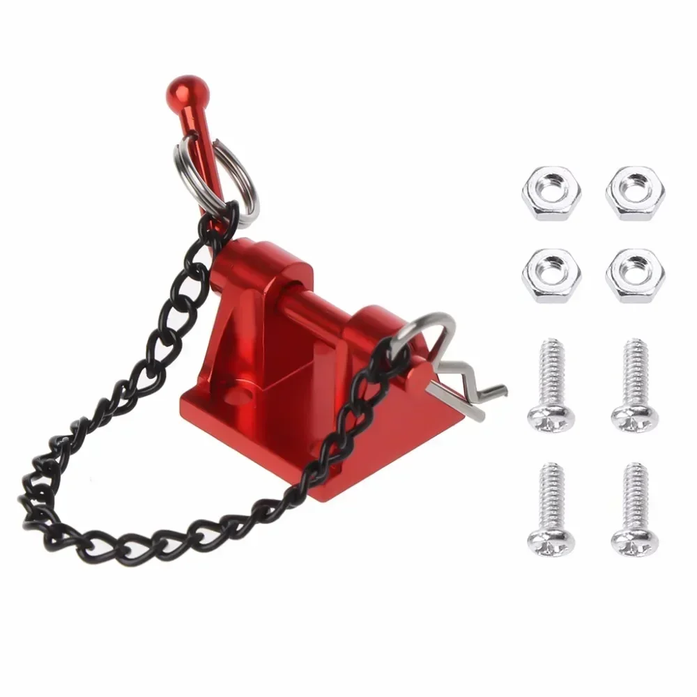 FBIL-1/10 Rc Rock Crawler Metal Tow Shackle Trailer Hook For Axial Scx10 90046 Tamiya Cc01 Rc4Wd D90 D110