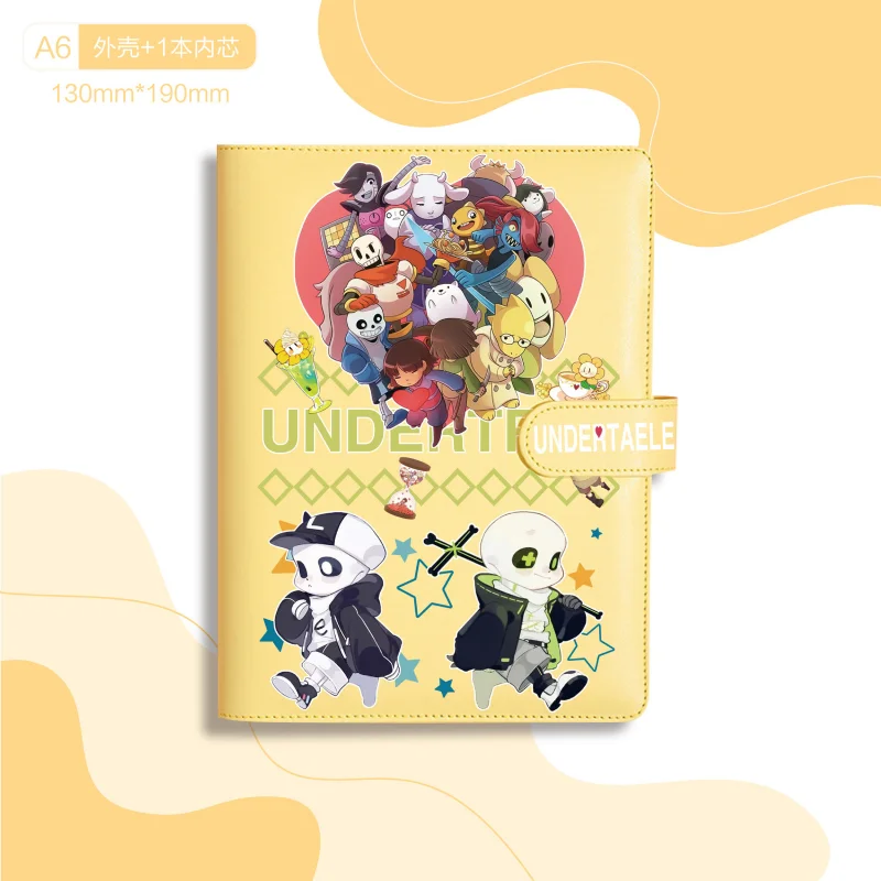 Undertale Notebook Anime Frisk Toriel Notebooks Cartoon Creative Print Peripherals Stationery Student Stationary Sketchbook Gift