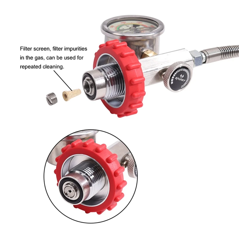 24Inch Fill Station Charging Adaptor Adaptor From Scuba Tank BP:1600Bar WP:630Bar Connector For PCP Air Refill