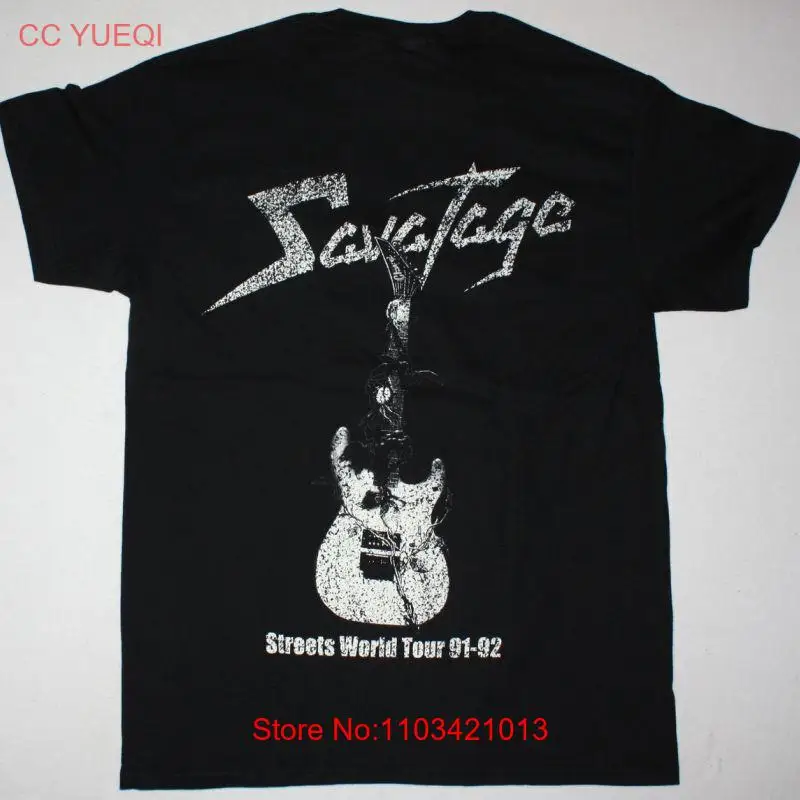 SAVATAGE STREETS: A ROCK OPERA NEW BLACK T-SHIRT