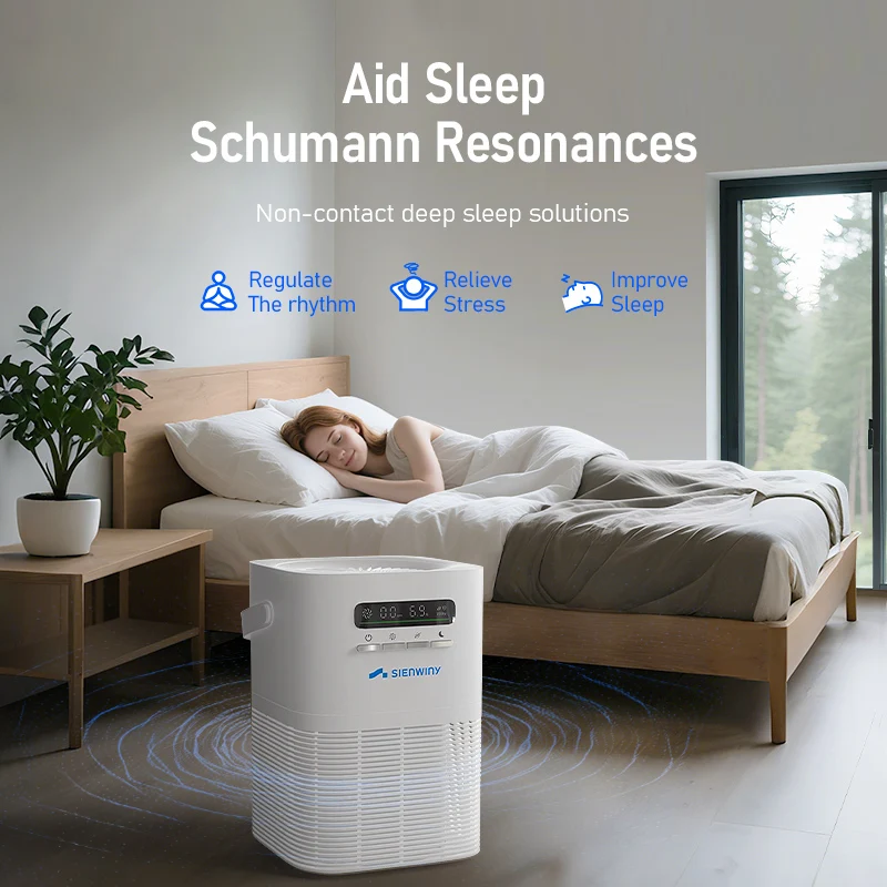 NEW 7.83Hz Schumann Resonances Air Purifier Multifunctional Sleep aid Air Cleaner for Household bedroom Office Air Purification