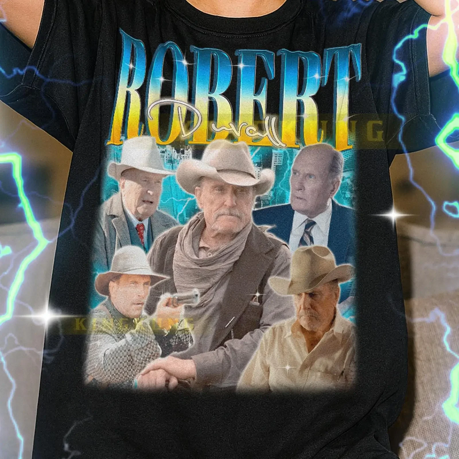 Robert Duvall Vintage Bootleg T Shirt Retro 90s Actor Merch Acting Legend Fan Movie Lover ARI vintage Washed Versatile Soft