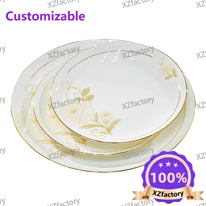 

Factory Direct 2026 Top Rated Jingdezhen Bone China Tableware Light Luxury Phoenix Tableware Set