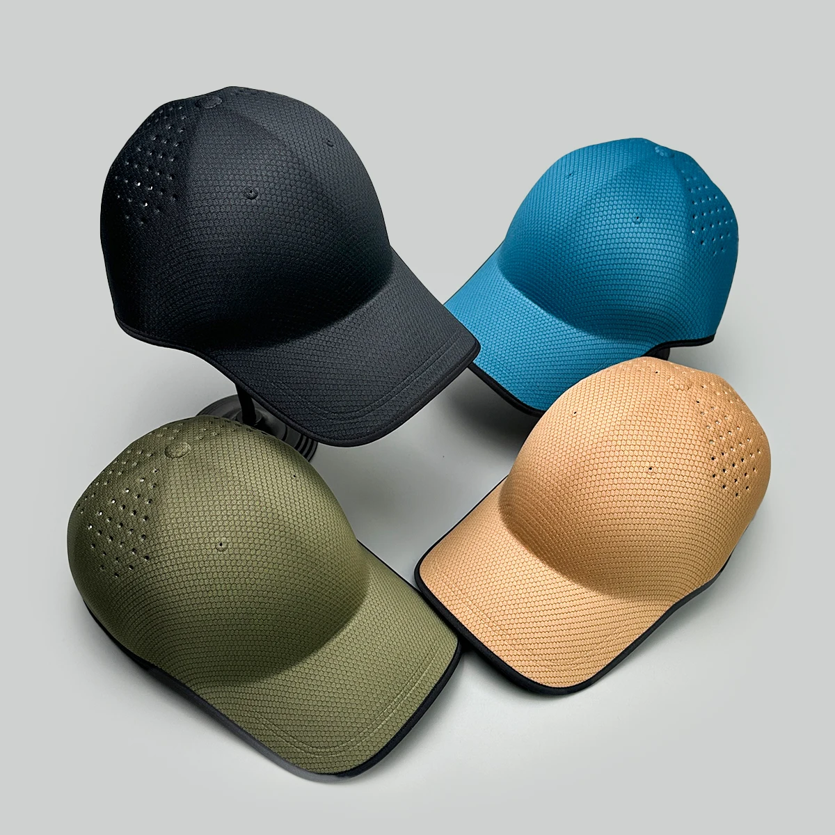 

Personal Solid Mesh Seamless One-Piece Baseball Hats New Men Women Sunshade Outdoor Versatile Climb Fashion Casual Peaked Caps