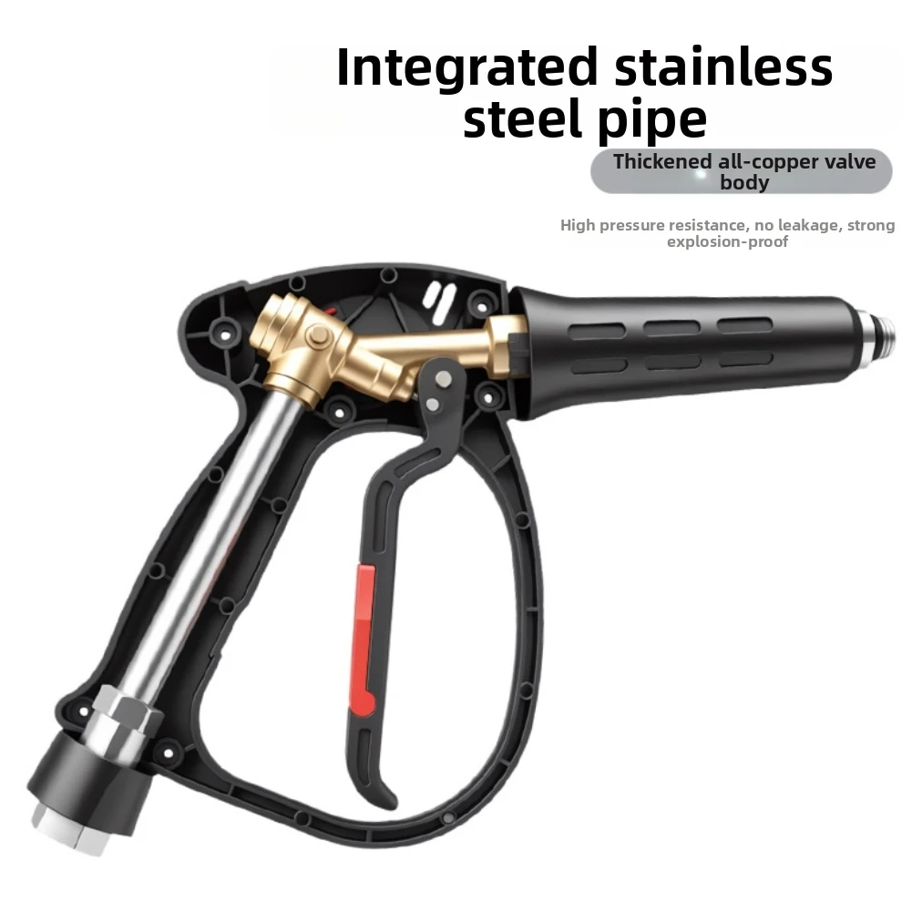 Adjustable Water Jet Quick Connect Sprayer 10 Meter Range Metal Alloy Construction Stainless Steel Core Brass Fitting