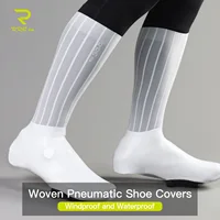 Cubrezapatillas de Ciclismo Neumáticos Tejidos RRSkit, Cubrezapatillas Aerodinámicos de TPU Antideslizantes, Impermeables y Resistentes al Viento