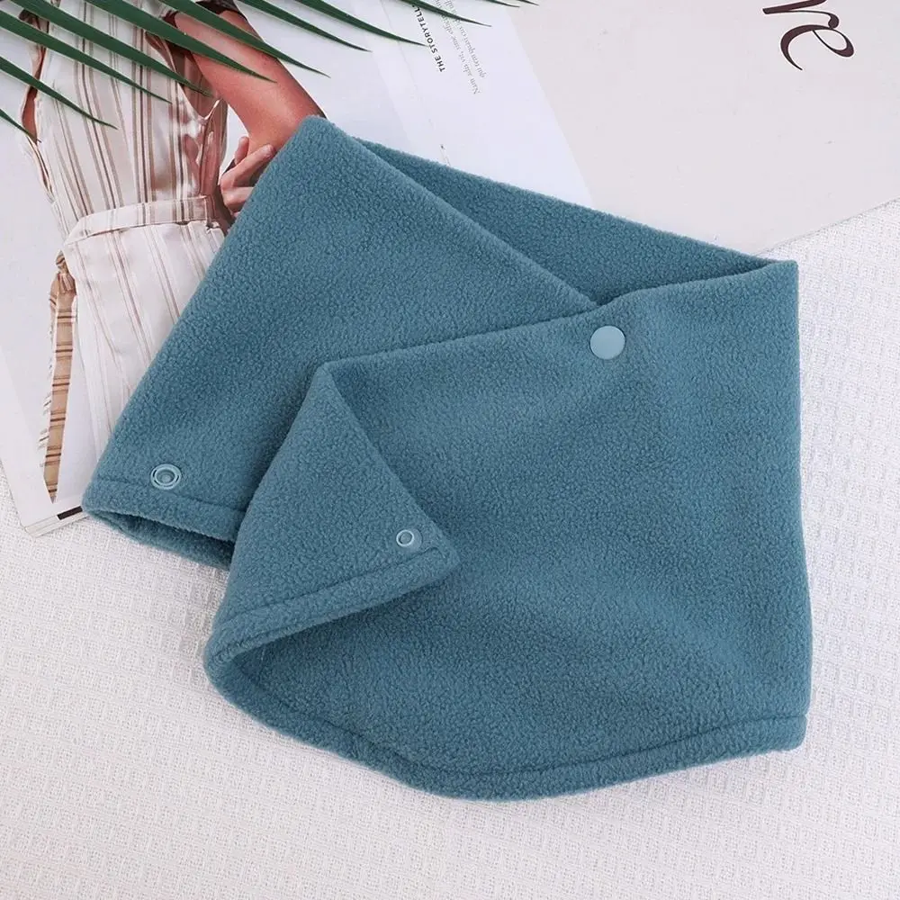 New Thickened Neck Scarf Double Layer Neck Sleeve Scarf Windproof Warmth Women's Scarves Outdoor